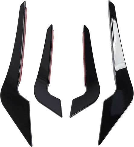 Front Bumper Lip Splitter Canards for 2 Series M2 F87 2016-2021 Enhancing Aerodynamics and Stability (Glossy Black) in Saudi Arabia