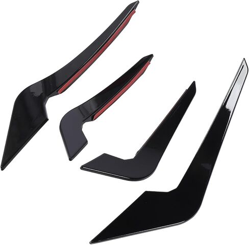 Front Bumper Lip Splitter Canards for 2 Series M2 F87 2016-2021 Enhancing Aerodynamics and Stability (Glossy Black) in Saudi Arabia