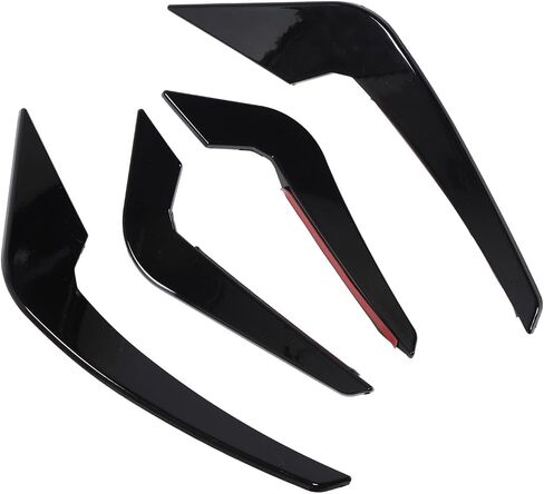 Front Bumper Lip Splitter Canards for 2 Series M2 F87 2016-2021 Enhancing Aerodynamics and Stability (Glossy Black) in Saudi Arabia