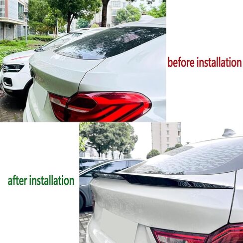 سبويلر خلفي متوافق مع BMW X4 F26 MP 2014-2018 سبويلر خلفي للسيارة، ألياف الكربون in Kuwait