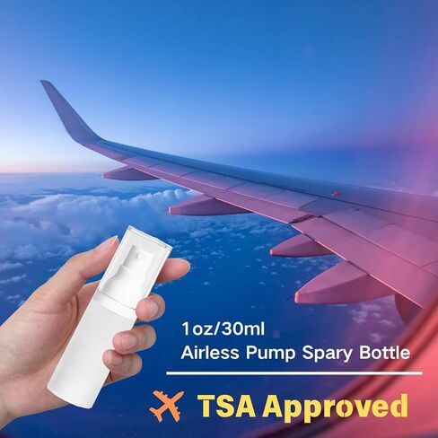 1oz/30ml-Small Spray Bottle 360° Angle Work, Portable Refillable Leak Proof Travel Mini Spray Bottle.For Perfume Toner Hair spray Facial Moisturizing 【1oz/30ml-(Pack of 2) & Spary Bottle】 in Kuwait