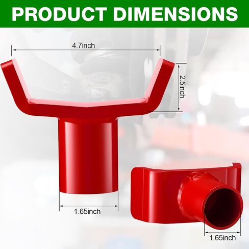 Hicarer Adapter Lifting Saddle, Safe Steel Axle Saddle for 12t Bottle Jack Accessories, Fits 3-4 Round or Square Axle Tube, 1.65 or Smaller Diameter Bottle Jack Shaft in Saudi Arabia
