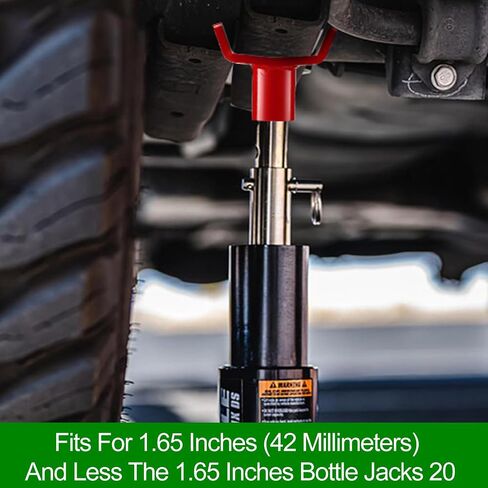 Hicarer Adapter Lifting Saddle, Safe Steel Axle Saddle for 12t Bottle Jack Accessories, Fits 3-4 Round or Square Axle Tube, 1.65 or Smaller Diameter Bottle Jack Shaft in Saudi Arabia