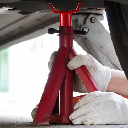 Hicarer Adapter Lifting Saddle, Safe Steel Axle Saddle for 12t Bottle Jack Accessories, Fits 3-4 Round or Square Axle Tube, 1.65 or Smaller Diameter Bottle Jack Shaft in Saudi Arabia