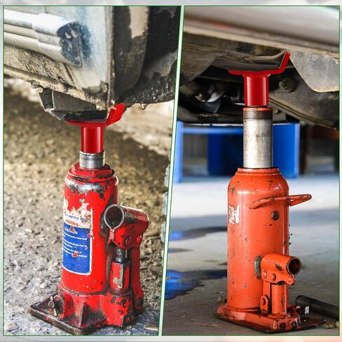 Hicarer Adapter Lifting Saddle, Safe Steel Axle Saddle for 12t Bottle Jack Accessories, Fits 3-4 Round or Square Axle Tube, 1.65 or Smaller Diameter Bottle Jack Shaft in Saudi Arabia