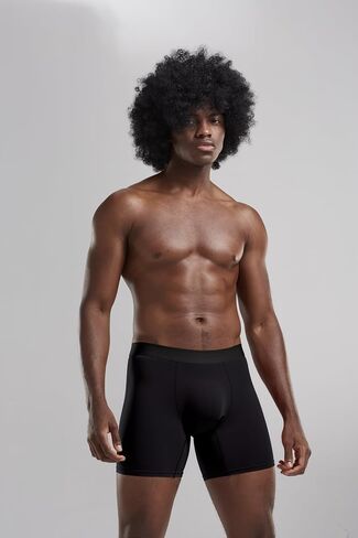 1/3-Pack Men's Boxer Briefs Breathable Elastic Waisted Performance Cotton Underwear in Saudi Arabia