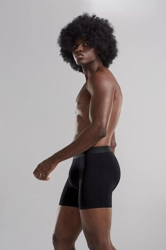 1/3-Pack Men's Boxer Briefs Breathable Elastic Waisted Performance Cotton Underwear in Saudi Arabia