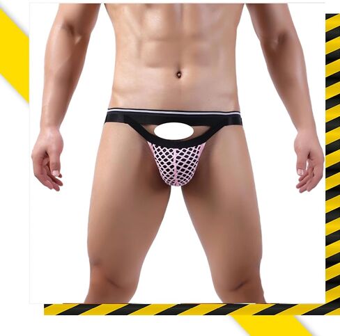 Men's Jockstrap Underwear Breathable Mesh Underwears Thongs Jock Strap Athletic Supporters in Saudi Arabia