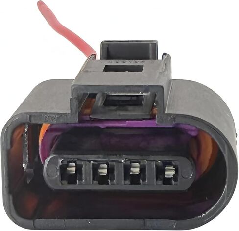 Brake Pressure Sensor Connector Pigtail, OE 1J0973704 / 1J0 973 704, Compatible with Audi & Volkswagen (R8, A8, Jetta TDI, Golf TDI) in Saudi Arabia