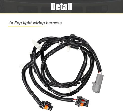 X AUTOHAUX 5C3Z15A211BA Fog Lamp Driving Light Wiring Harness Fit for Ford F250 F350 Super Duty 2005-2007 Wire Connector in Saudi Arabia