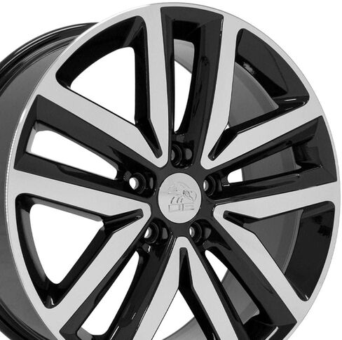 عجلات OE Wheels VW27 مقاس 18 بوصة تناسب طراز جيتا 5x112 18x7.5 أسود لامع - هولاندر 69941 (1) in Saudi Arabia
