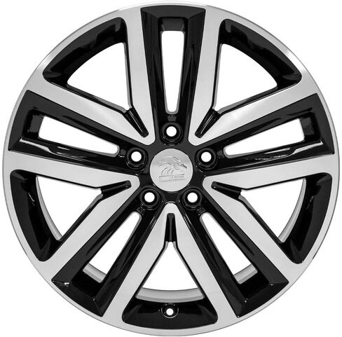 عجلات OE Wheels VW27 مقاس 18 بوصة تناسب طراز جيتا 5x112 18x7.5 أسود لامع - هولاندر 69941 (1) in Saudi Arabia