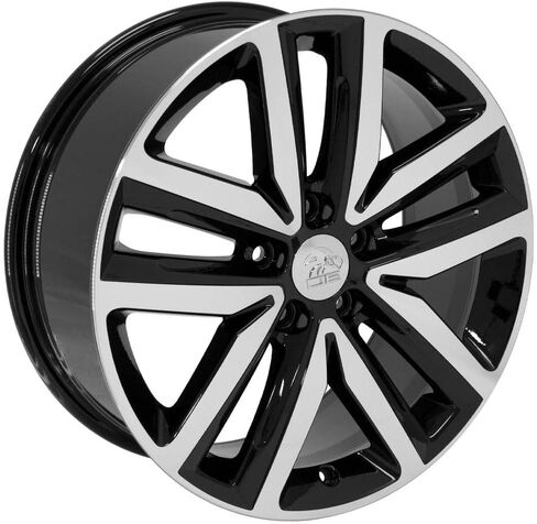 عجلات OE Wheels VW27 مقاس 18 بوصة تناسب طراز جيتا 5x112 18x7.5 أسود لامع - هولاندر 69941 (1) in Saudi Arabia