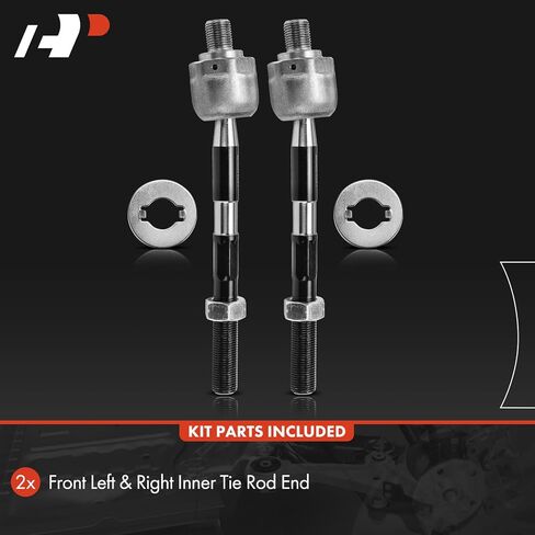 A-Premium 2 x Front Inner Tie Rod Ends, Compatible with Kia Sedona 2006-2012/2014 & Hyundai Entourage 2007-2009 in Saudi Arabia