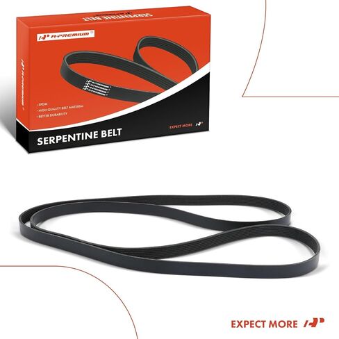 A-Premium Engine Serpentine Drive Belt Compatible with Dodge Ram 2500, Ram 3500, 1997 1998 1999 2000 2001 2002, 5.9L 8.0L - Replace# 0133502869 in Saudi Arabia