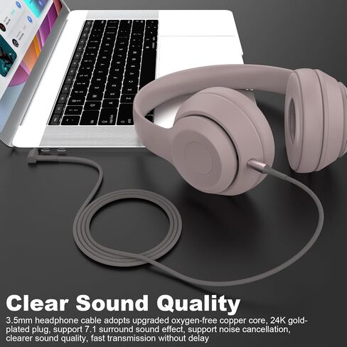 WH-1000XM5 Aux Headphone Replacement Audio Cable Cord Compatible with Sony WH-1000xm3 WH-1000XM4 WH-ch510 WH-ch710n WH-ch700n WH-xb910n MDR-XB950BT MDR-XB950N1 MDR-ZX770BN Wireless Headphones in Kuwait