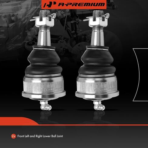 A-Premium 2 x Front Lower Ball Joint, Compatible with Chevrolet Corvette 1997-2019 & Cadillac XLR 2004-2009 & Pontiac Solstice 2006-2007 in Saudi Arabia