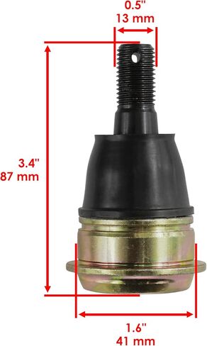 Caltric 2 Front Knuckle Lower Upper Ball Joint Compatible With John Deere Xuv Gator 625I 825I Gas in Saudi Arabia