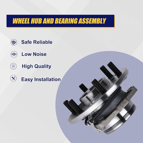 KUSATEC 515024 Front Wheel Bearing and Hub Assembly Compatible with 1999-2000 Cadillac Escalade, 1995-2000 Chevy GMC K1500 K2500 Suburban Tahoe Yukon, 6 Lug Bolts w/ABS in Saudi Arabia