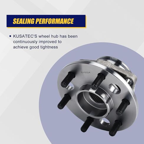 KUSATEC 515024 Front Wheel Bearing and Hub Assembly Compatible with 1999-2000 Cadillac Escalade, 1995-2000 Chevy GMC K1500 K2500 Suburban Tahoe Yukon, 6 Lug Bolts w/ABS in Saudi Arabia
