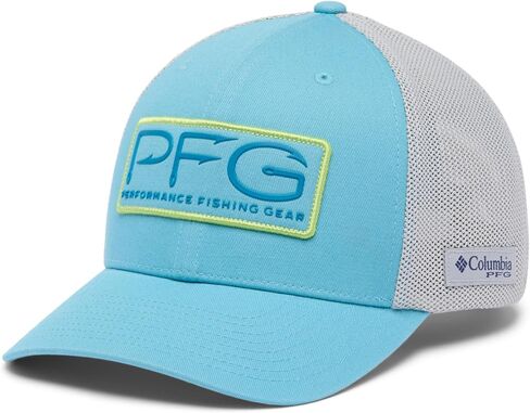 قبعة كرة شبكية PFG Hooks للجنسين من كولومبيا، باللون الأزرق العتيق، مقاس L/XL in Saudi Arabia