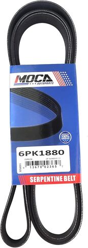 MOCA EPDM Serpentine Belt 6PK1880 Compatible with 04-08 for Chevrolet Aveo 1.6L, 03-05 for Toyota Celica 1.8L, 98-05 for Volkswagen Passat 2.8L, 02-05 for Audi A4 Quattro 3.0L in Saudi Arabia