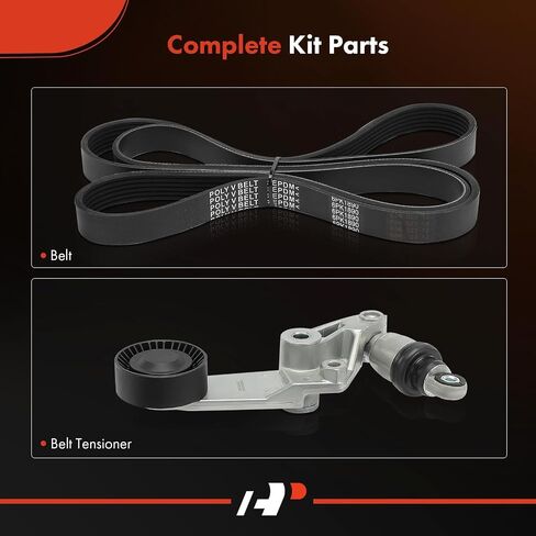 A-Premium Engine Serpentine Belt Drive Kit Compatible with Toyota Corolla 1998-2002, Celica 2000-2002 - 1.8L in Saudi Arabia