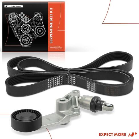 A-Premium Engine Serpentine Belt Drive Kit Compatible with Toyota Corolla 1998-2002, Celica 2000-2002 - 1.8L in Saudi Arabia