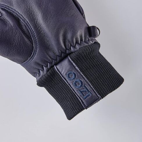 OOZi Leather Gloves for Men Women, Black, Waterproof Thermal Cold Weather Gloves for Driving Riding in Saudi Arabia