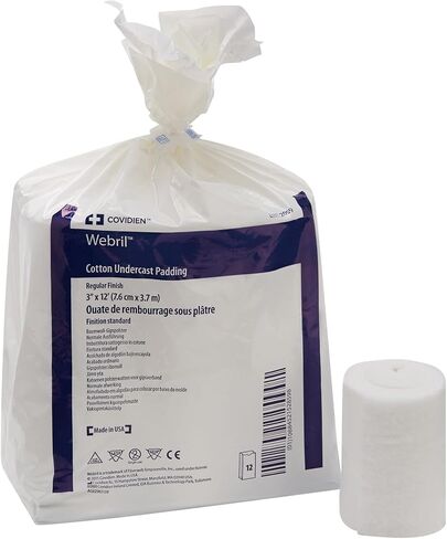 Webril 2059 100% Cotton Undercast Padding 3" X 4 Yds Bg/12 in Saudi Arabia