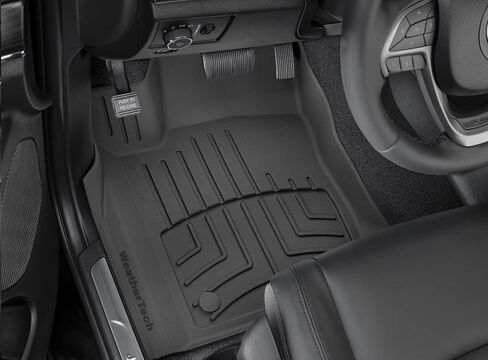 سجادات أرضية WeatherTech FloorLiner HP Custom Fit لسيارة Mazda CX-5-1st Row (4411871IM)، أسود in Saudi Arabia