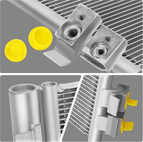 DNA MOTORING Aluminum Air Conditioning A/C Condenser Compatible with Ford Mustang Mach-E 2021-2024, FO3030279, OEM-CDS-30209 in Saudi Arabia