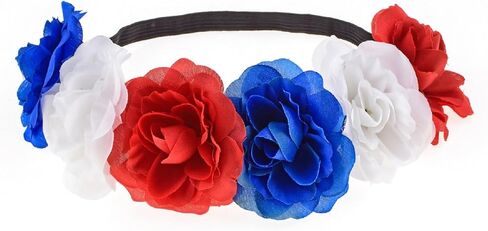 Delicate Dew Rose Flower Headband Floral Crown Mexican Hair Wreath (Christmas) in Kuwait