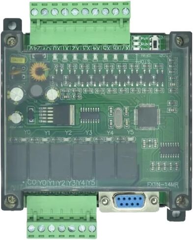 FX1N-10MR/14MR/20MR 10MT/14MT/20MT Industrial Control Board with Shell Relay Transistor Output RS232 DC24V Power 9.6kbps(14MR) in Saudi Arabia