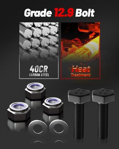 EVIL ENERGY 1-3" Torsion Bar Keys with Shock Extenders Brackets Compatible with 2011-2019 Chevy Silverado GMC Sierra 2500HD/3500HD 4WD, 1-3 inch Adjustable Suspension Front Leveling Lift Kit Black in Saudi Arabia