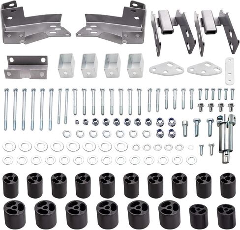 طقم رفع الجسم 3 بوصة من maxpeedingrods لسيارة تشيفي سيلفرادو/جي إم سي سييرا 1500 بيك اب 2007-2013 2WD 4WD in Saudi Arabia