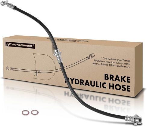 A-Premium Front Passenger Brake Hydraulic Oil Hose Compatible with Select Nissan Models - Murano 2003 2004 2005 2006 2007 -Replace# 46210CA00A in Saudi Arabia