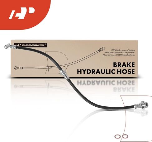 A-Premium Front Passenger Brake Hydraulic Oil Hose Compatible with Select Nissan Models - Murano 2003 2004 2005 2006 2007 -Replace# 46210CA00A in Saudi Arabia