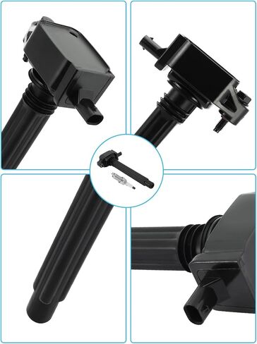 Set Of 4 UF751 Ignition Coil Pack & Iridium Spark Plugs (2.4L Only) 2013-2020 For Jeep Cherokee Compass Renegade,For Chrysler 200,For Dodge Dart,For Fiat 500X,Replace # U5364 68242286AB UF754 in Saudi Arabia