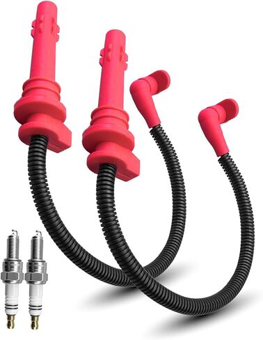Spark Plug I-gnition Coil Wire Cap Fit for Polaris General XP 4 1000 Ranger Crew XP 900 1000 2013-2023 Replace 4014032 4014033 4017692 4017693 in Saudi Arabia