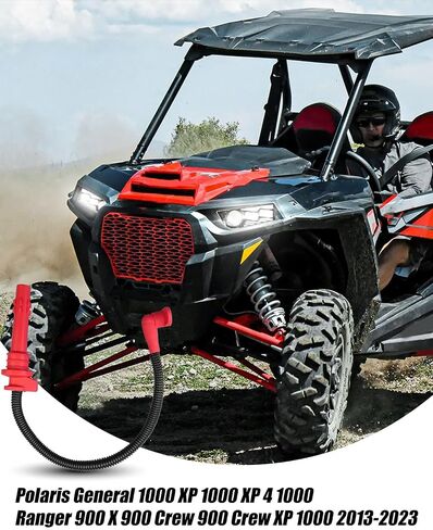Spark Plug I-gnition Coil Wire Cap Fit for Polaris General XP 4 1000 Ranger Crew XP 900 1000 2013-2023 Replace 4014032 4014033 4017692 4017693 in Saudi Arabia
