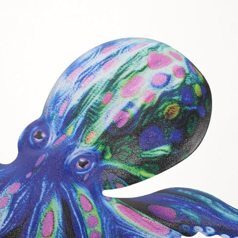 Metal Octopus Wall Art Decor, Iron Simulated Octopus, Large Wall Hanging Sculpture, Ocean Wall Hanging for Dinning Room Office, Blue in Saudi Arabia