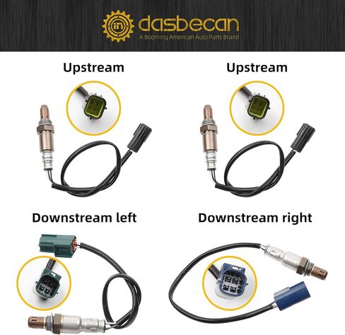 Dasbecan 4Pcs Upstream and Downstream Oxygen O2 Sensor Compatible with Nissan Frontier Pathfinder Xterra 2008-2010 Suzuki Equator 2009-2010 4.0L V6 Replaces 234-9038 234-4297 234-4313 in Saudi Arabia