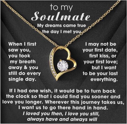 Jewelry To My Wife - My dreams came true the day I met you, Gift For Wife, Wife Husband Gift, Wife To be, Wife Necklace, Forever Love, Christmas Birthday Valentines Gift in Kuwait