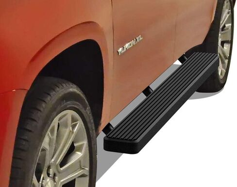 لوحات تشغيل سوداء من الفولاذ المقاوم للصدأ مقاس 5 بوصات APS متوافقة مع Suburban 1500 Yukon XL 1500 2000-2020 (باستثناء Z71 Denali) وAvalanche 02-13 (خطوات جانبية لقضبان Nerf) in Saudi Arabia