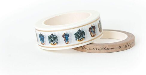 Paper House Productions Harry Potter Foil Accent 10 Piece Washi Tape Pack with 5 15mm Rolls and 5 5mm Rolls - Bold & Bright in Saudi Arabia