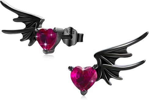 Bat Earring for Women925 Sterling Silver Bat stud Earring Cute Bat Animal Earrings Hypoallergenic Stud Earring Bat Jewelry Halloween Birthday Party Gifts in Kuwait