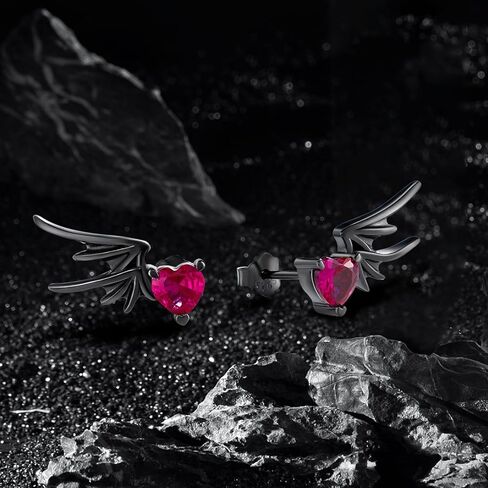 Bat Earring for Women925 Sterling Silver Bat stud Earring Cute Bat Animal Earrings Hypoallergenic Stud Earring Bat Jewelry Halloween Birthday Party Gifts in Kuwait