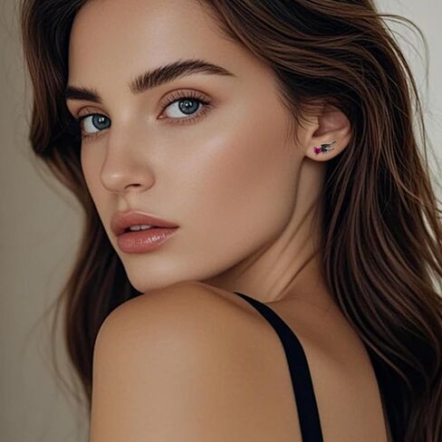 Bat Earring for Women925 Sterling Silver Bat stud Earring Cute Bat Animal Earrings Hypoallergenic Stud Earring Bat Jewelry Halloween Birthday Party Gifts in Kuwait