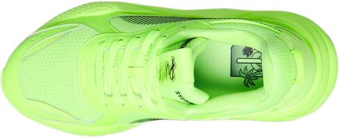 PUMA Womens Rs-X Vibes Striped Logo Lace Up Sneakers Shoes Casual - Yellow in Saudi Arabia